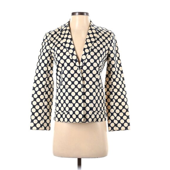 J. Crew Jackets & Blazers - J. Crew Polka Dot Jacket Size 14